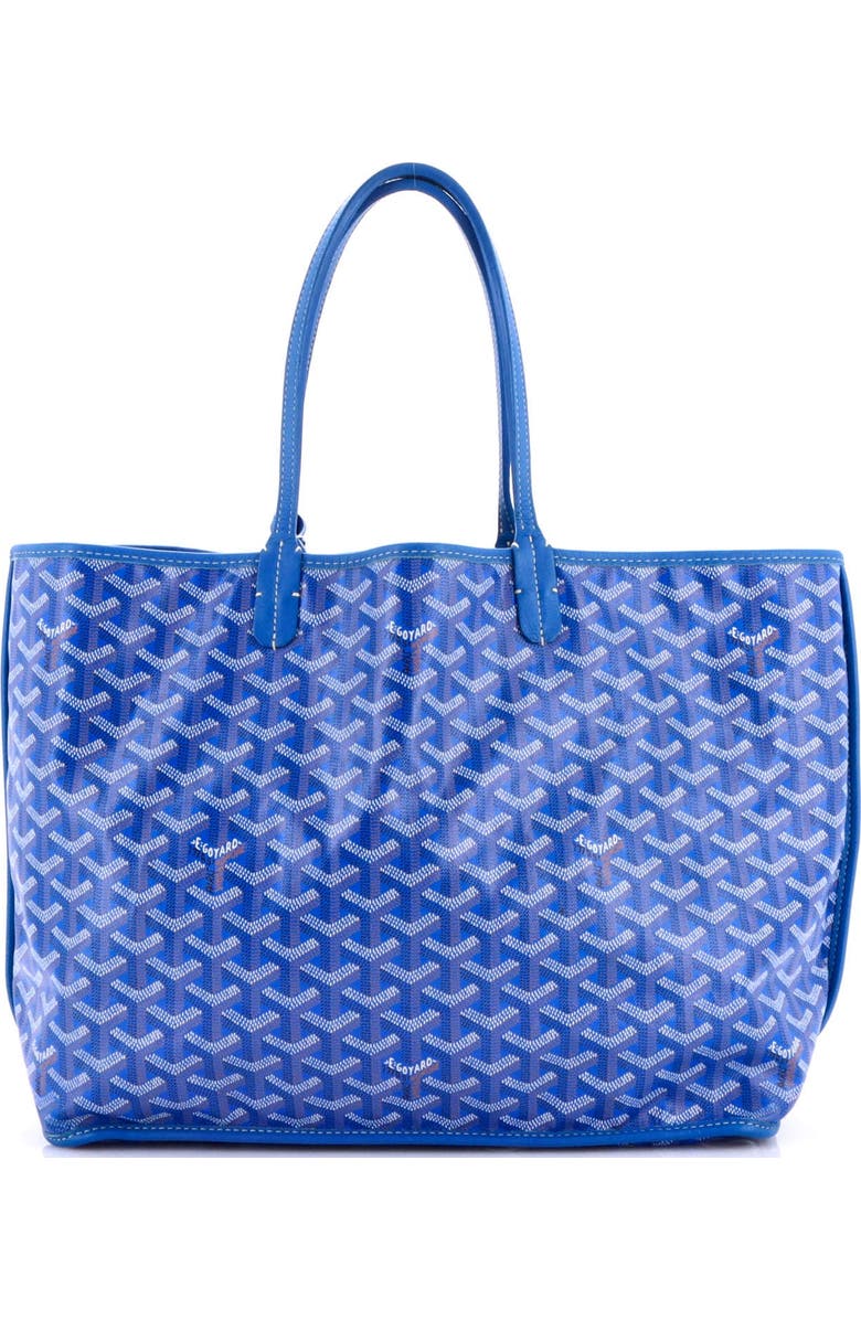 Pre-Owned Goyard Anjou Reversible Tote Coated Canvas PM, Alternate, color, Blue