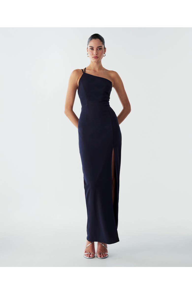 BWLDR Boston Maxi Dress, Alternate, color, Navy Blue
