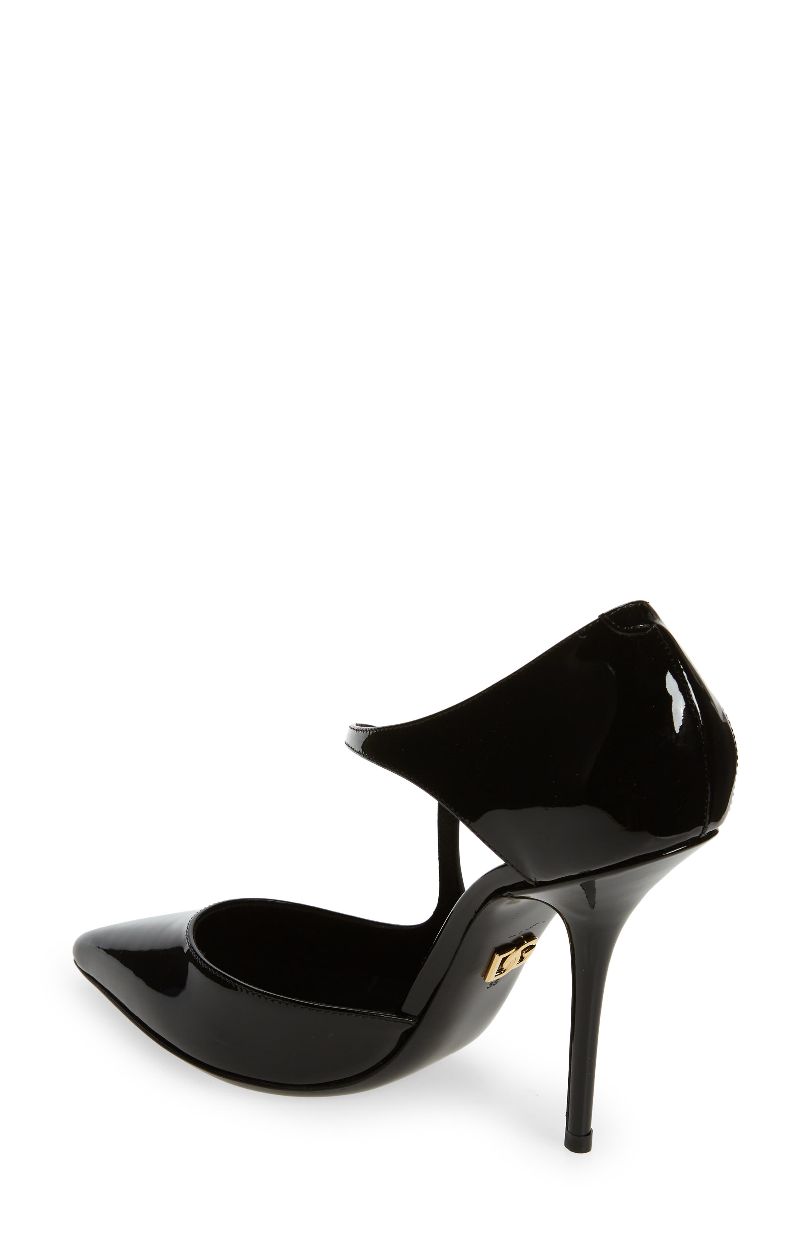 Dolce&Gabbana Cardinale T-Strap Pointed Toe Pump, Alternate, color, 