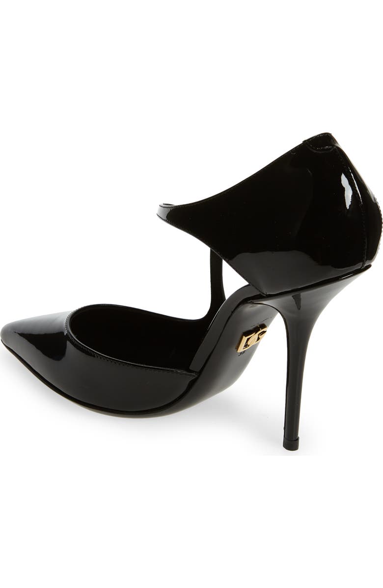 Dolce&Gabbana Cardinale T-Strap Pointed Toe Pump, Alternate, color,