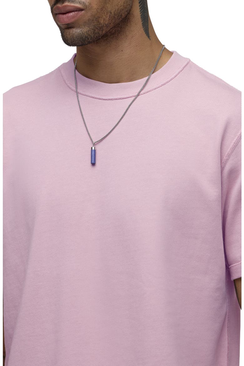 Heavyweight Cotton T-Shirt, Alternate, color, PALE ROSEWOOD