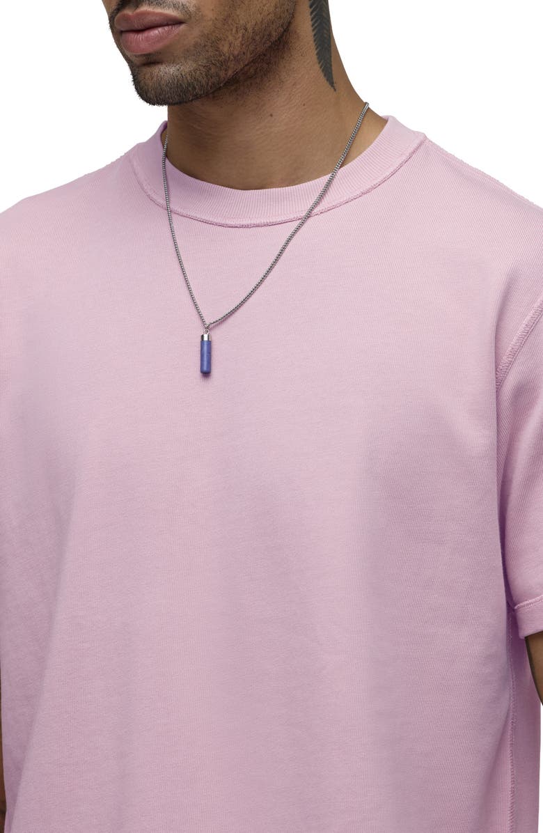 Hudson Jeans Heavyweight Cotton T-Shirt, Alternate, color, Pale Rosewood