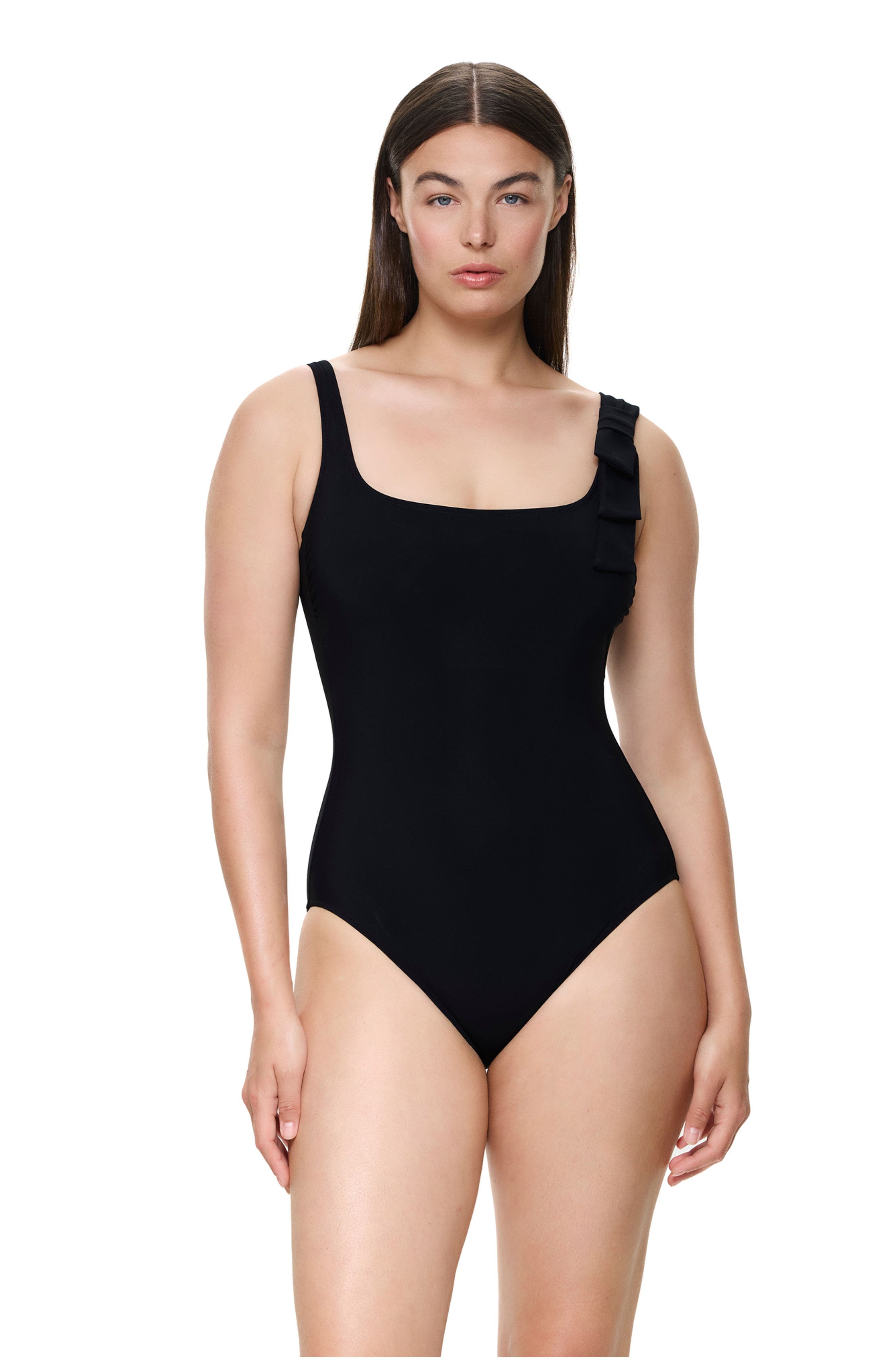 Modern Muse Square Neck One Piece (Women) | Nordstrom