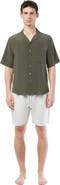 Onia Silk Vacation Short Sleeve Shirt