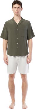 Onia Silk Vacation Short Sleeve Shirt