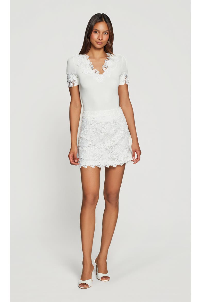 Shiloh 3D Lace Combo Top, Alternate, color, white