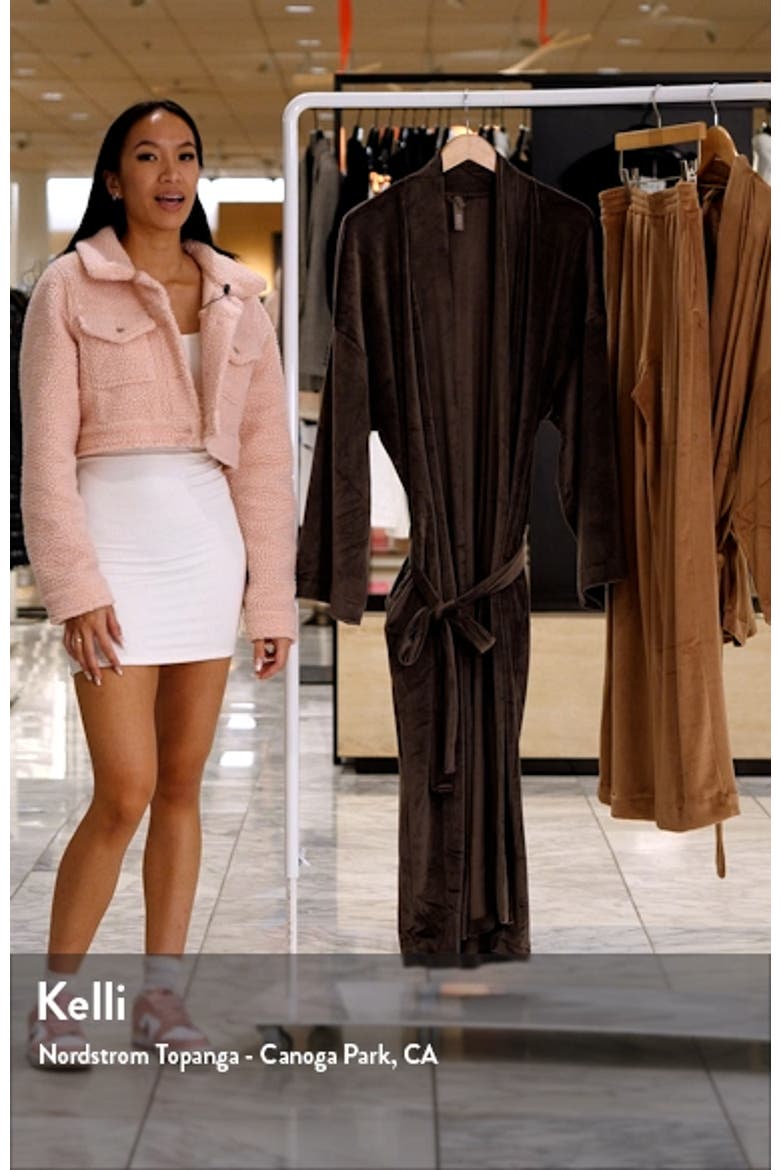 Velour Fleece Robe video