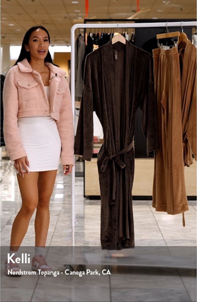 Velour Fleece Robe, sales video thumbnail