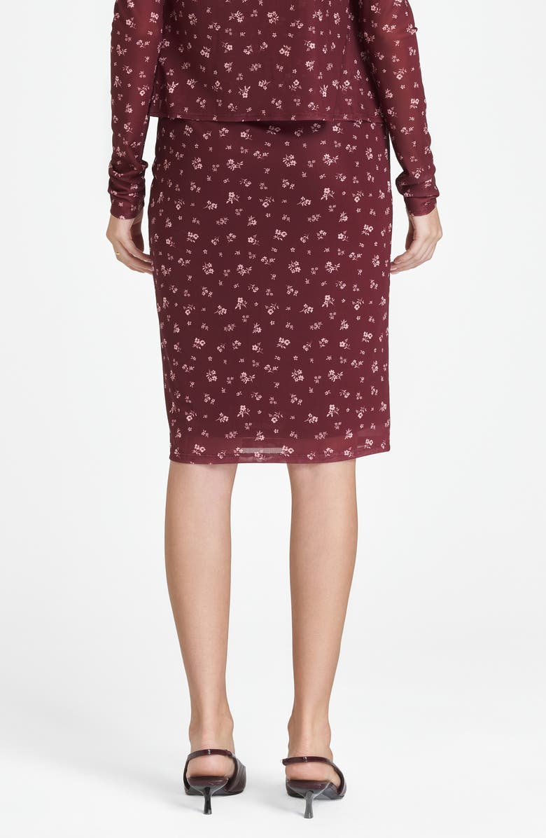 WAYF Maude Floral Pencil Skirt, Alternate, color,