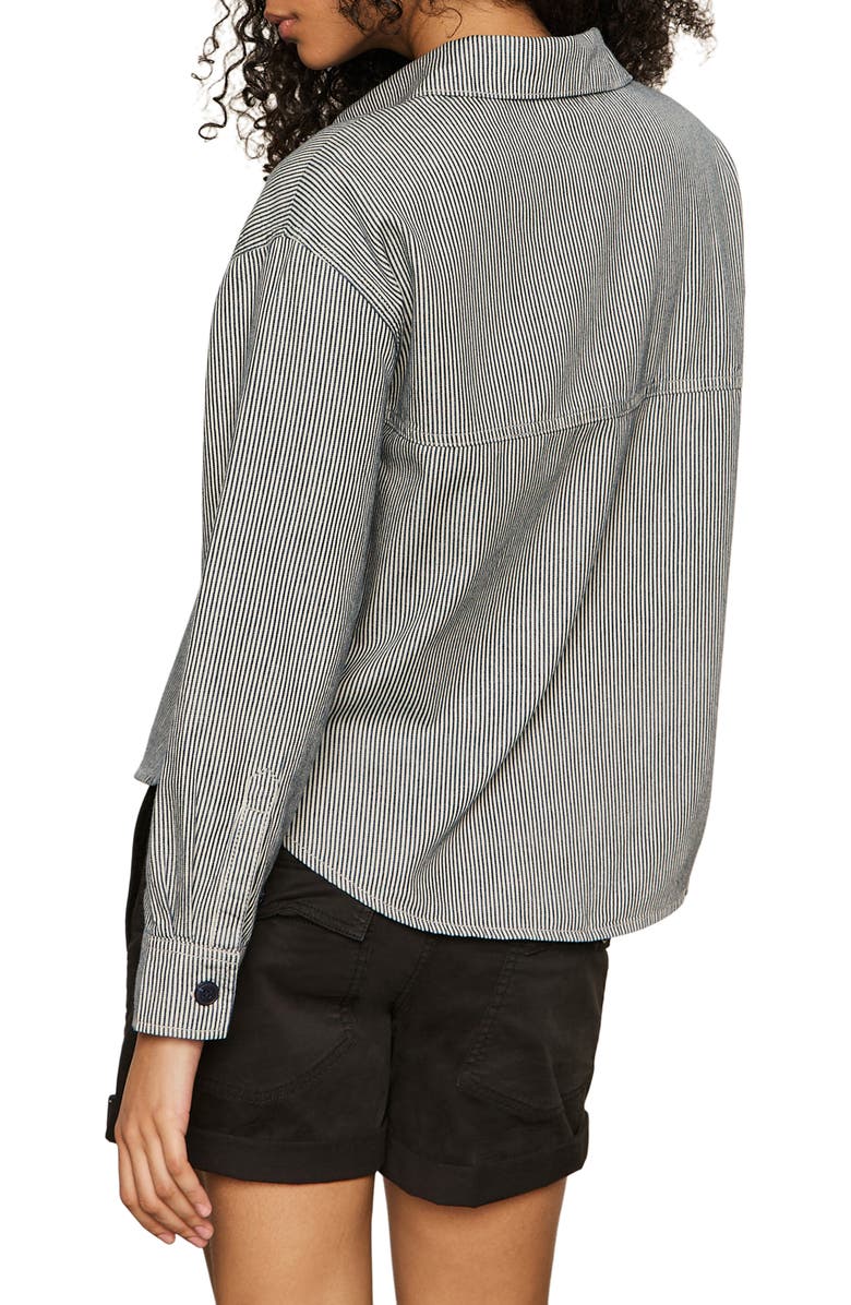 Sanctuary Ivy Stripe Shacket, Alternate, color, 