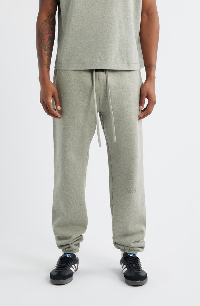Fear of God Essentials Vintage Fleece Sweatpants, Main, color, Concrete Heather
