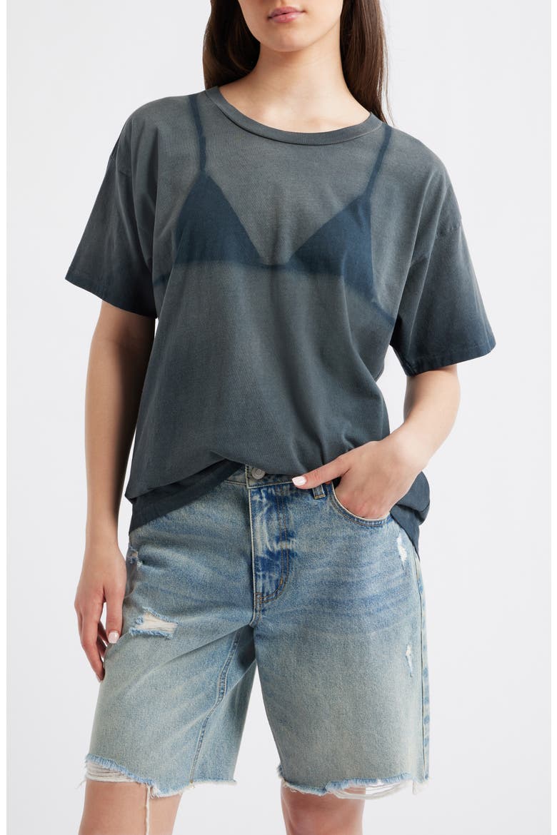 Wet Bikini Graphic Tee, Main, color, VINTAGE BLACK