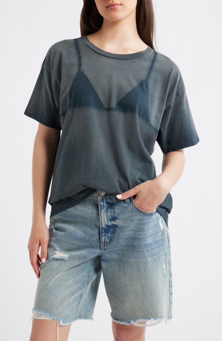 Daydreamer Wet Bikini Graphic Tee, Main, color, Vintage Black