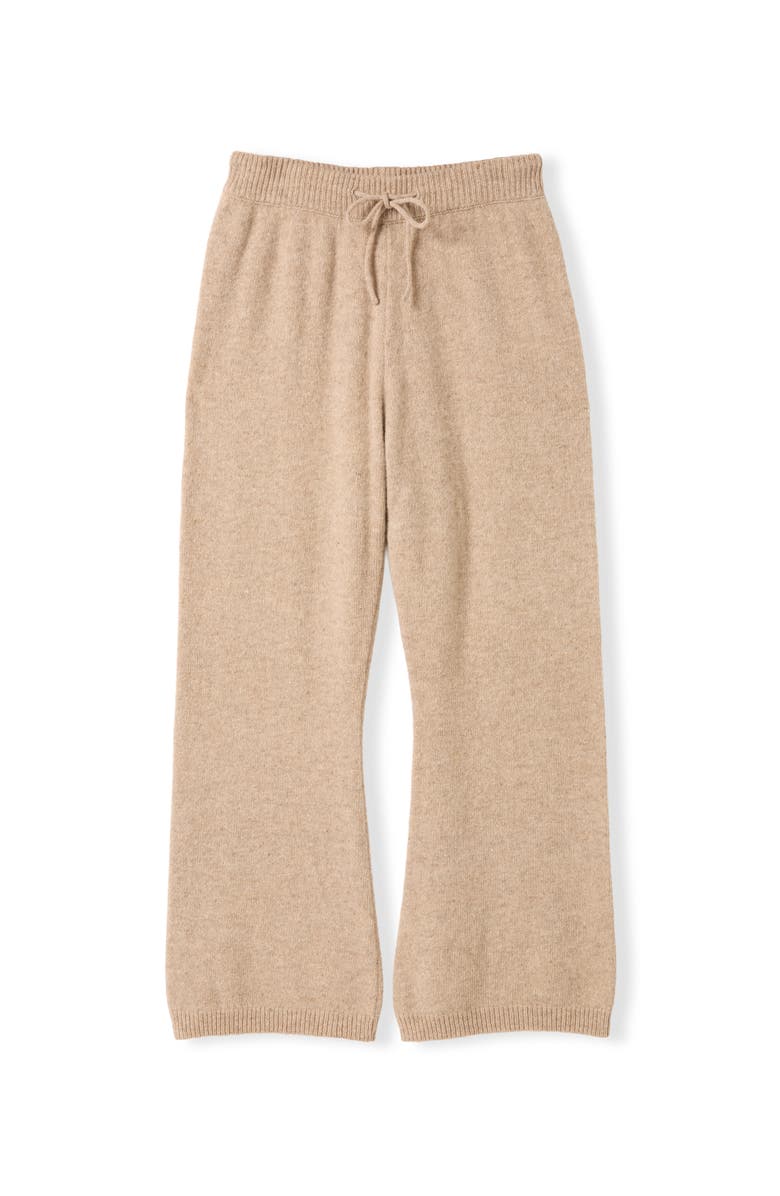 Celtic & Co. Flecked Wide Leg Jogger, Main, color, Oatmeal
