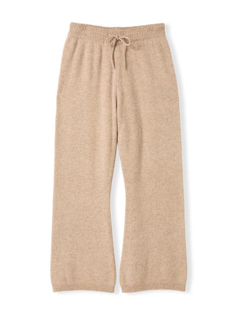 Flecked Wide Leg Jogger