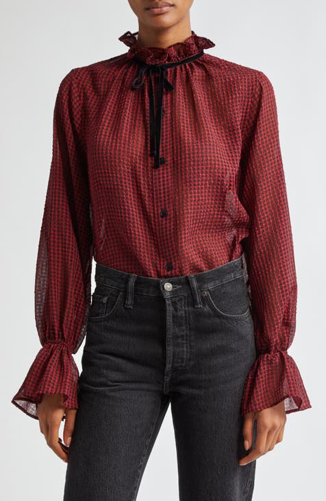 Mauve Samsoe blouse newest from Nordstrom