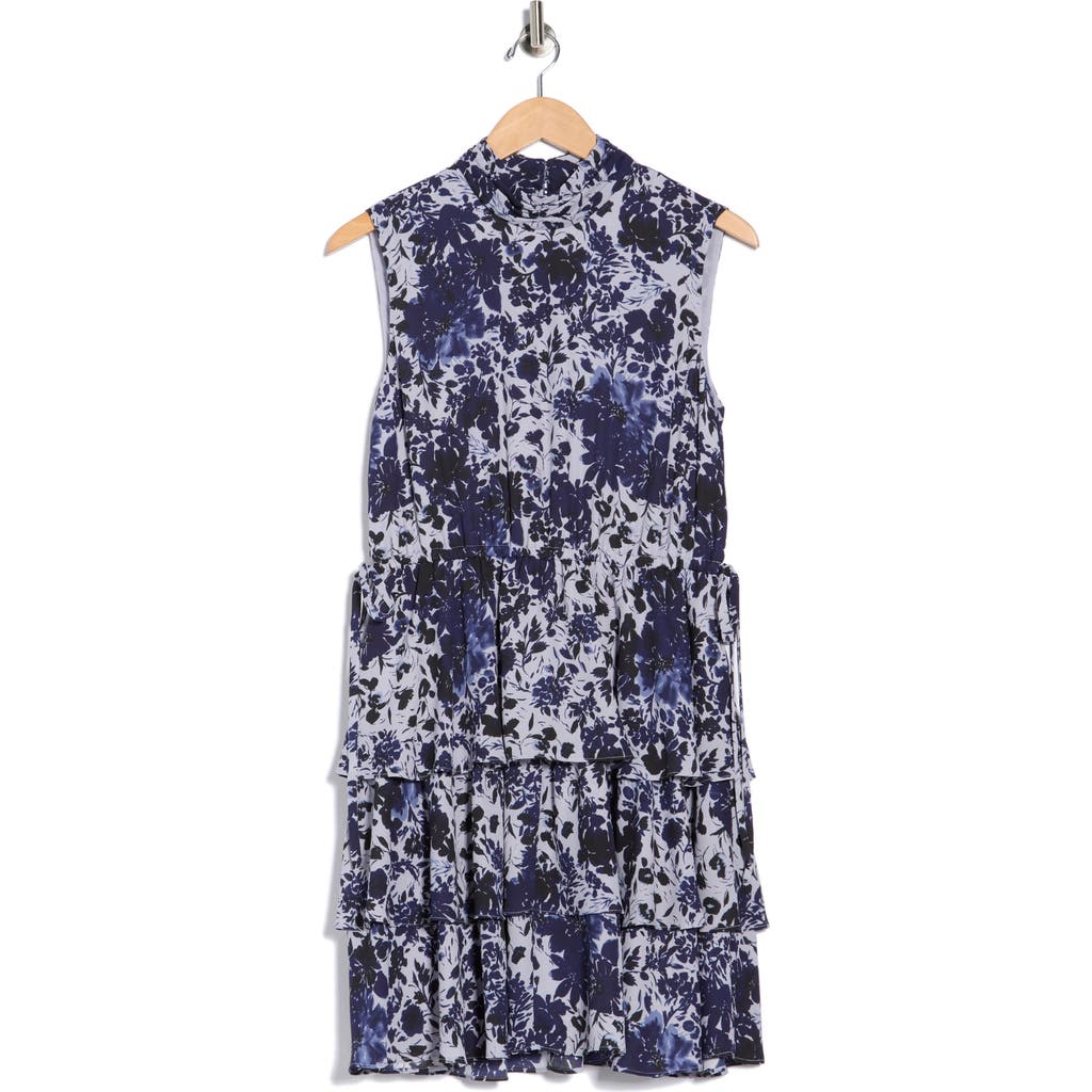 Derek Lam 10 Crosby Ida Floral Shift Dress In Blue