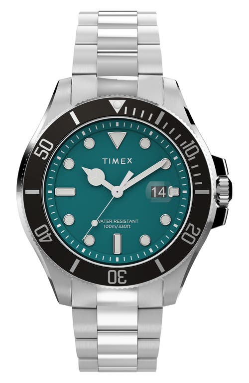 Timex® Harborside Coast Bracelet Watch, 43mm in Silver  product