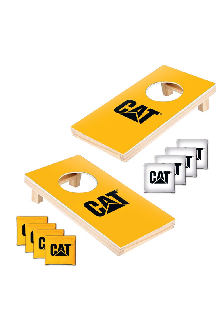 Caterpillar CAT Tabletop Cornhole Game, Alternate, color, Multicolor
