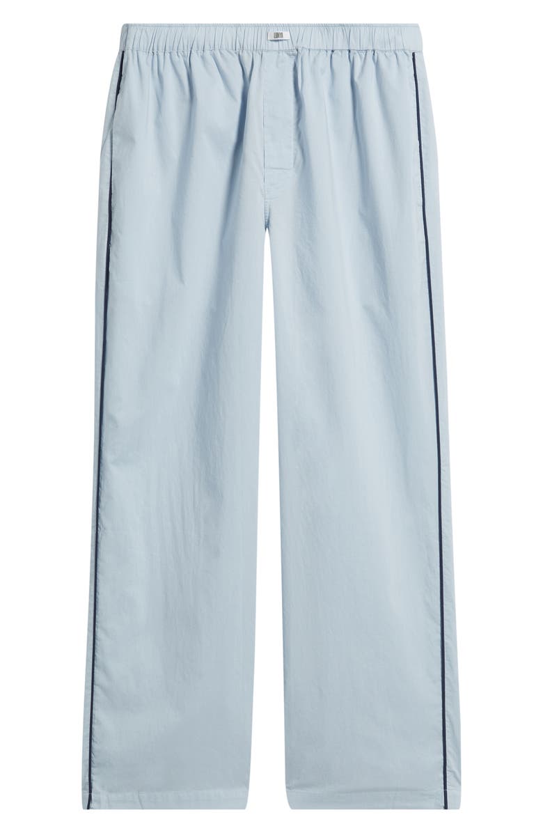 Lunya Piped Airy Cotton Pajama Pants, Alternate, color,