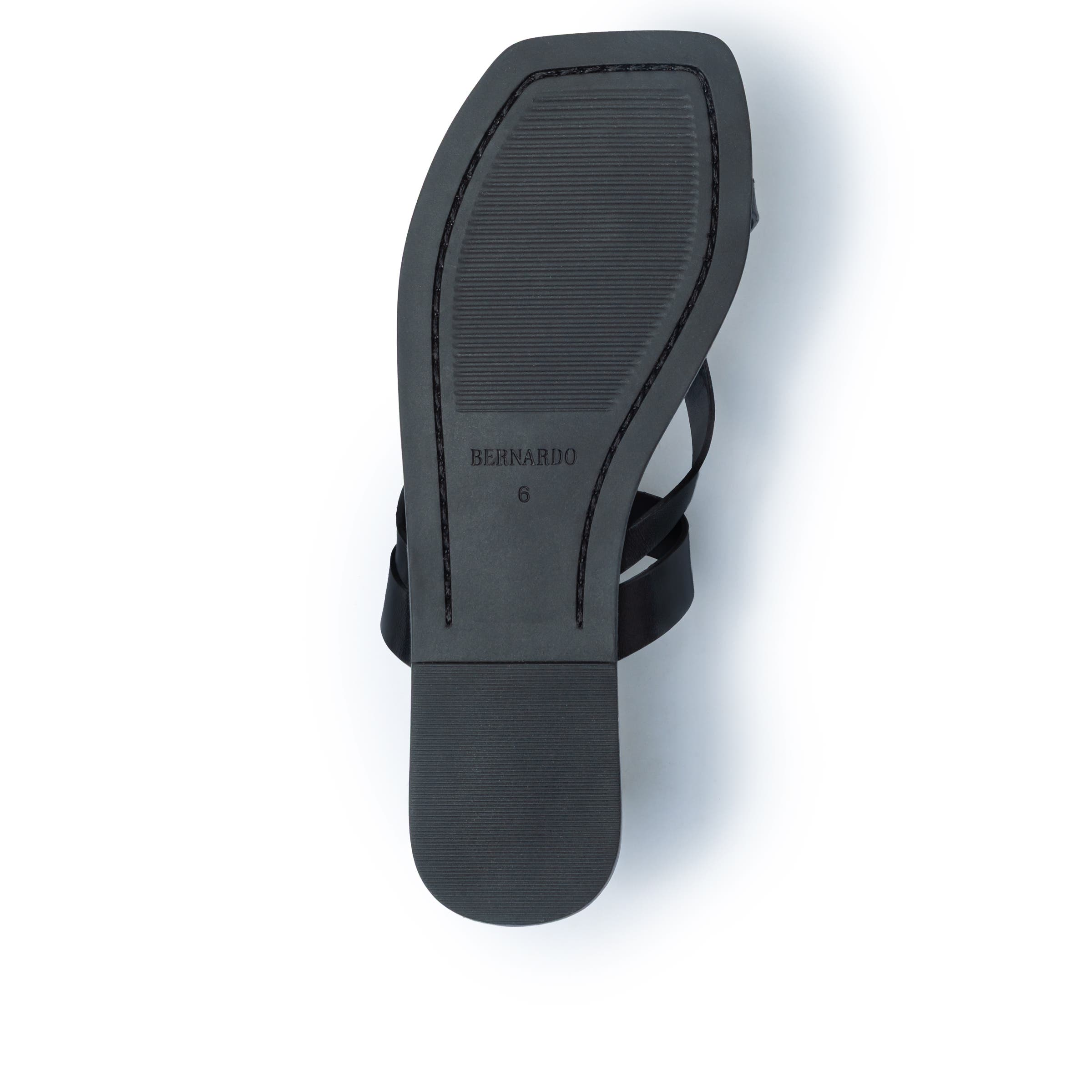 Bernardo Footwear Ocana Toe Ring Sandal, Alternate, color, Black