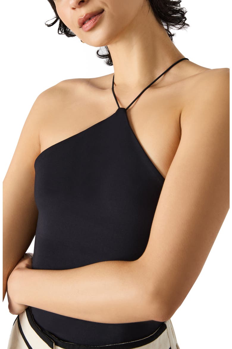Linnie Halter Top, Alternate, color, BLACK
