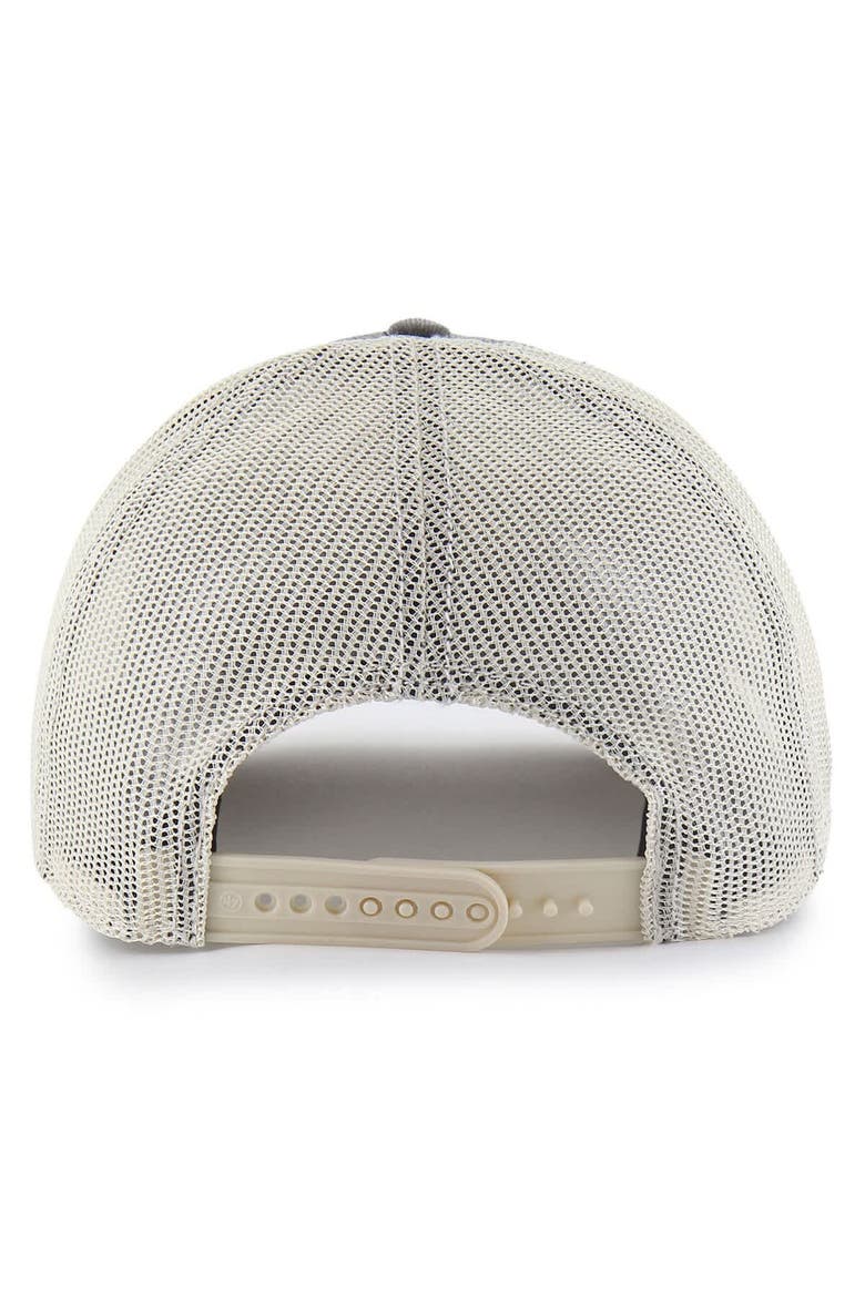 Men's '47  Charcoal Washington Commanders Canteen Relaxed Trucker Adjustable Hat, Alternate, color, Charcoal
