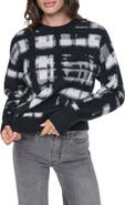 DKNY Plaid Crewneck Sweater