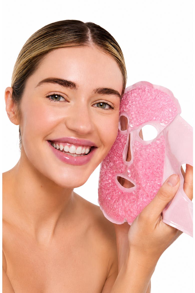 Cryo Chill Ice Beaded Face Mask, Alternate, color, NO COLOR