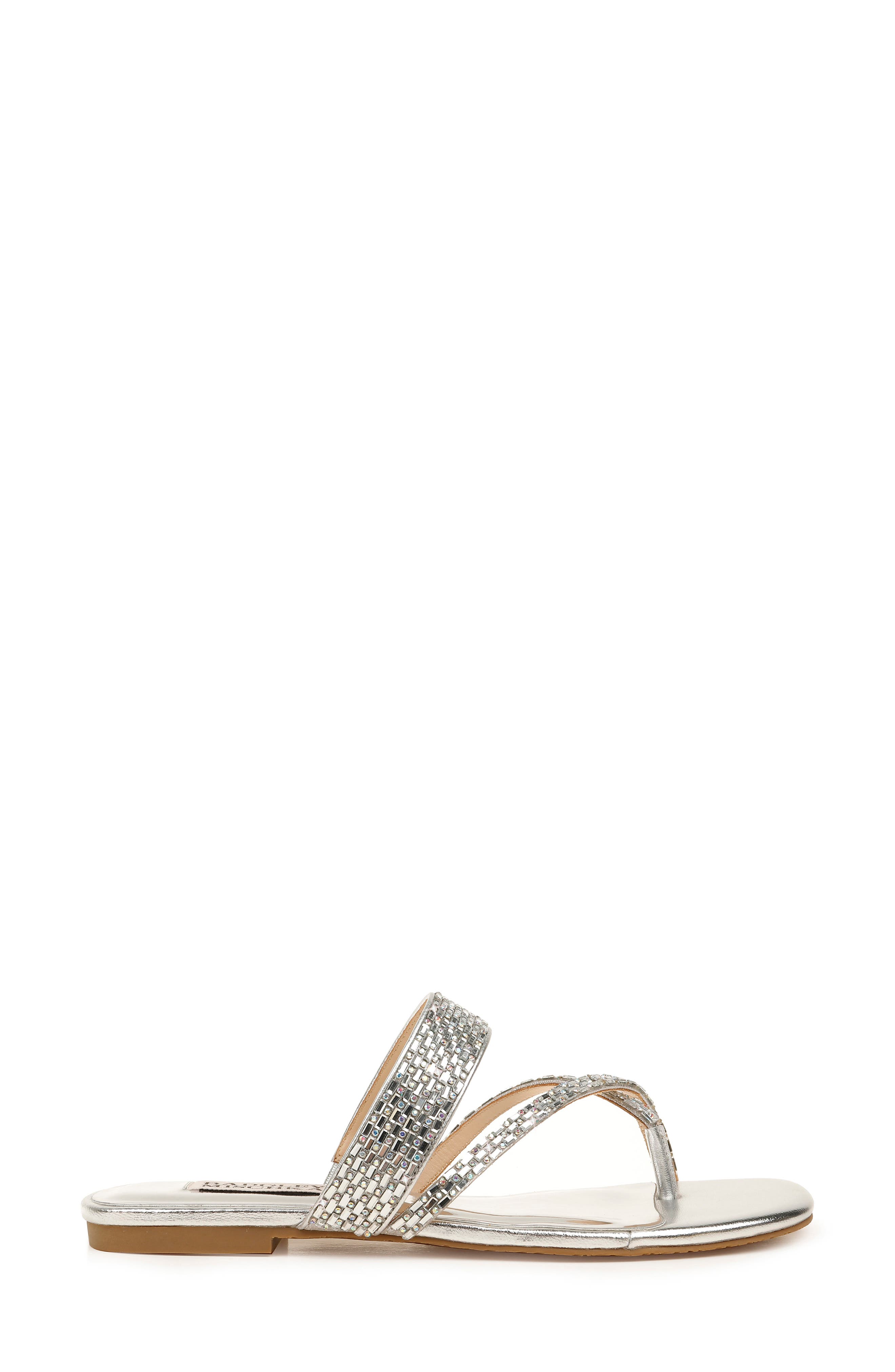 Badgley Mischka Collection Zelah Embellished Sandal, Alternate, color, 
