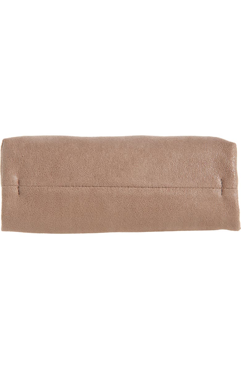 Stella McCartney Mini Falabella Metallic Faux Leather Drawstring Crossbody Bag, Alternate, color,