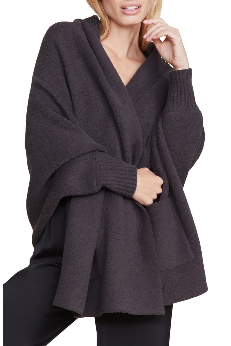 CozyChic™ Blanket Wrap, Main, color, CARBON