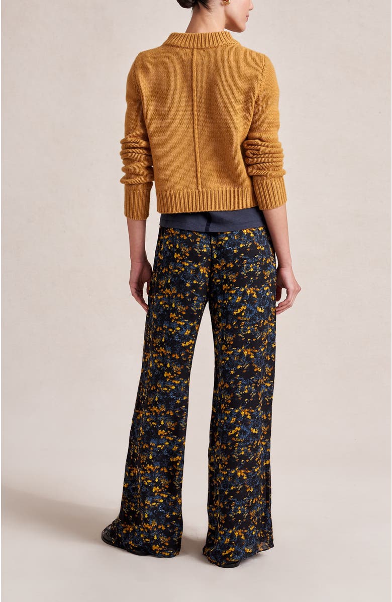 La Ligne Freya Pant, Alternate, color, Yellow Flower Fields