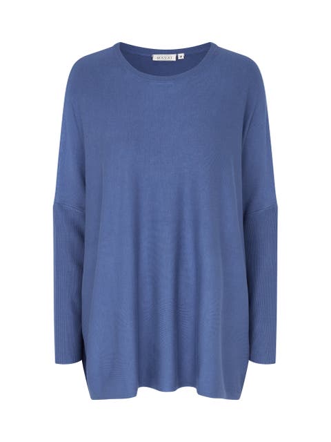 MaFanasi Round Neck Oversized Sweater