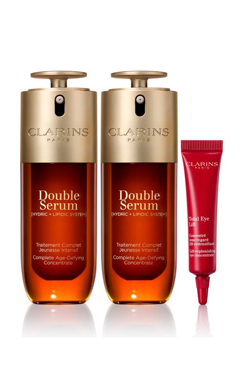 Clarins Double Serum Double Edition Anti-aging Set $312 Value