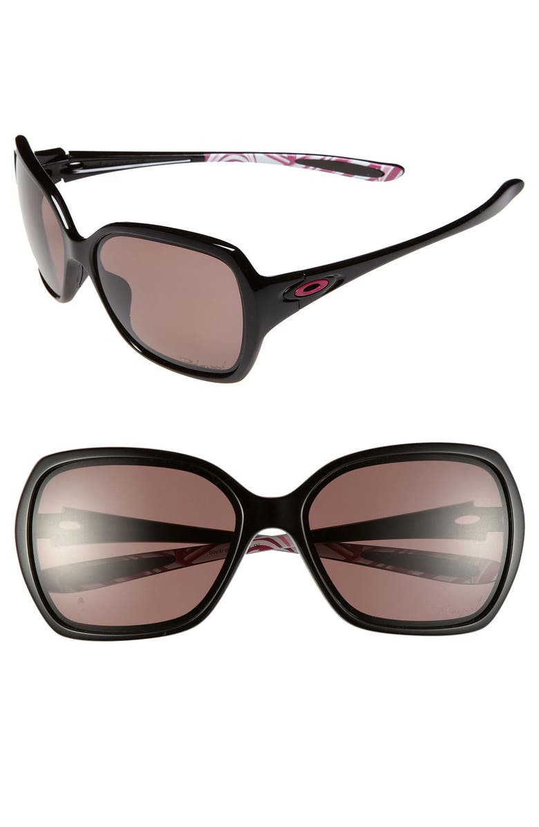 Oakley 'Overtime<sup>™</sup> - Breast Cancer Awareness Edition' 59mm Polarized Sunglasses, Main, color,