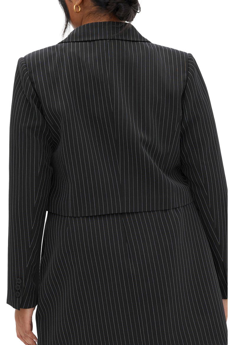 Alayah Stripe Crop Jacket, Alternate, color, STRIPE