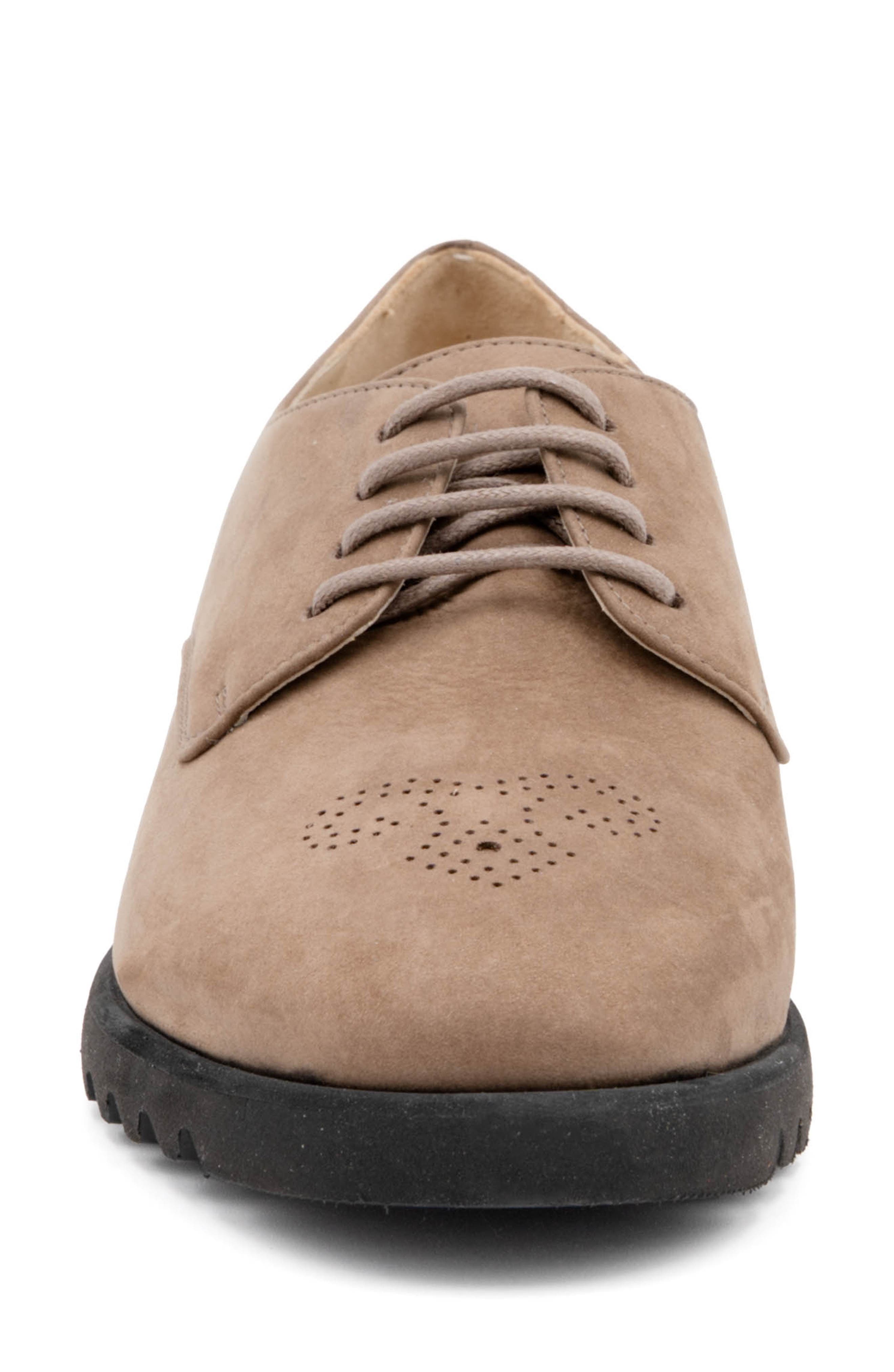 Amalfi by Rangoni Esatta Derby, Alternate, color, Fossil Long Beach