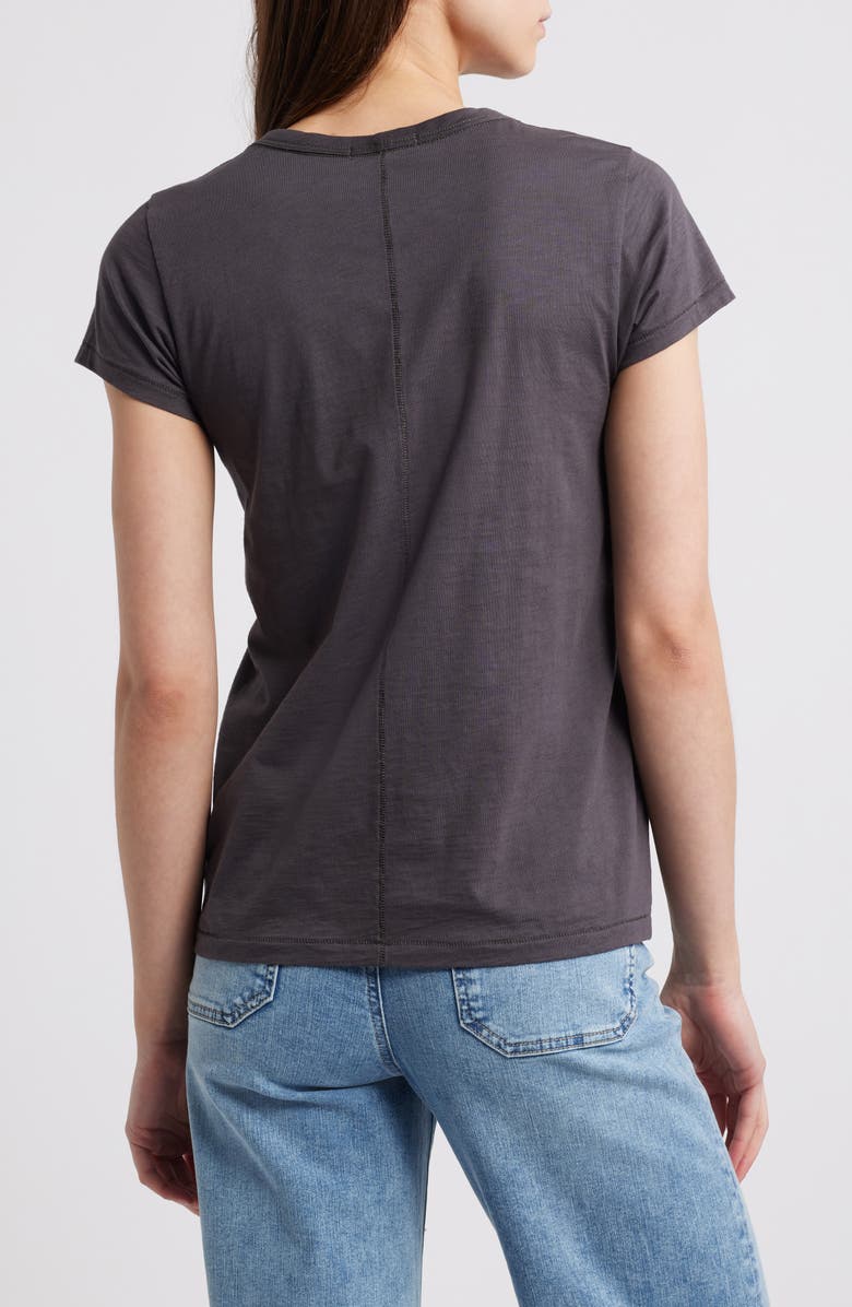 rag & bone The Slub Organic Pima Cotton T-Shirt, Alternate, color, Greystone