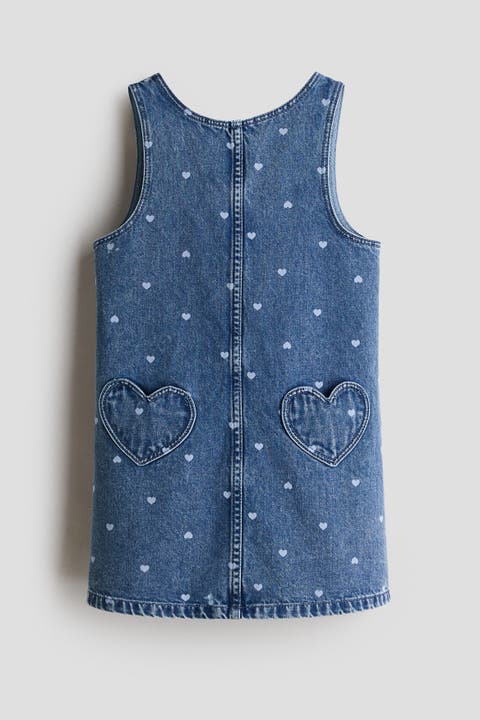 Denim Pinafore Dress