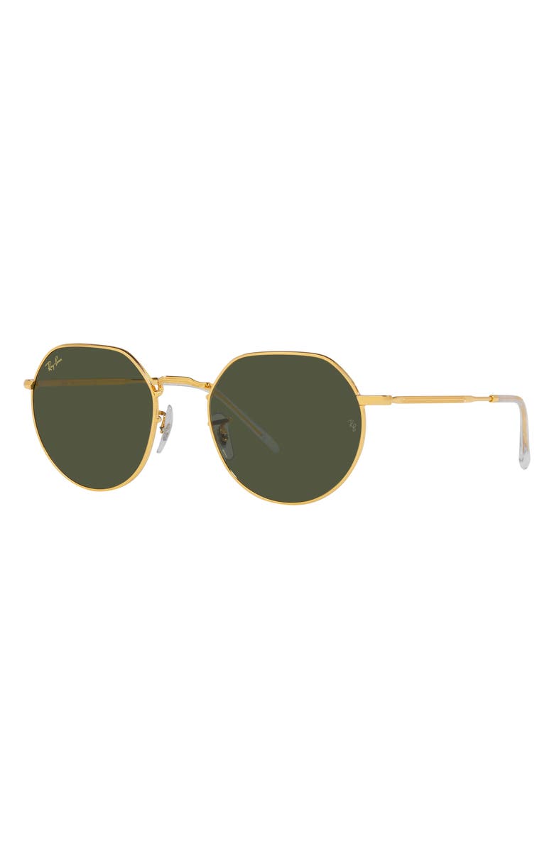 Ray-Ban Jack 55mm Irregular Sunglasses, Alternate, color, Yellow