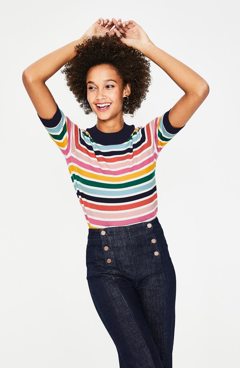 Boden Rachel Knit Tee, Alternate, color, 