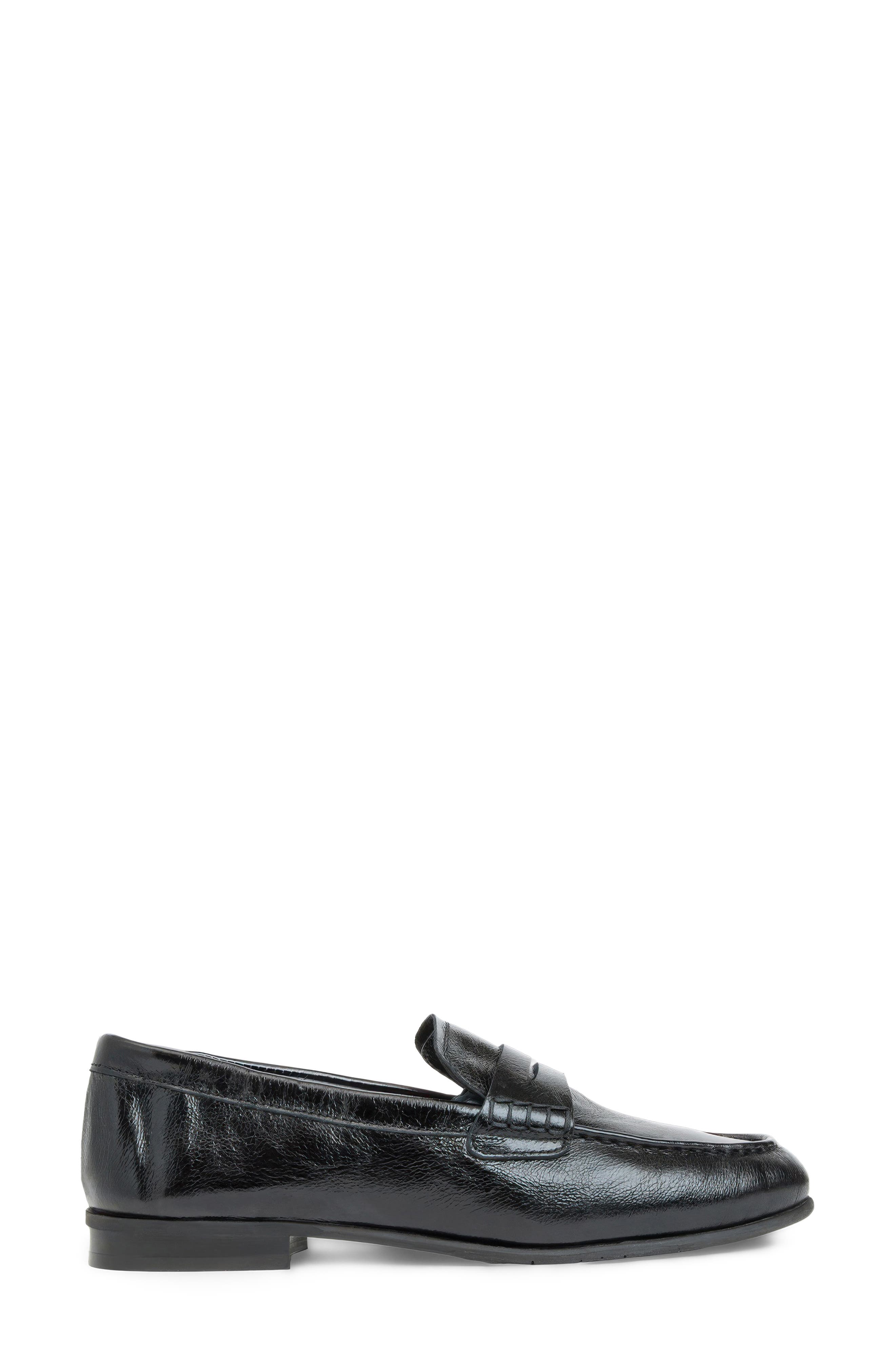 Ellis Penny Loafer, Alternate, color, BLACK NAPLAK