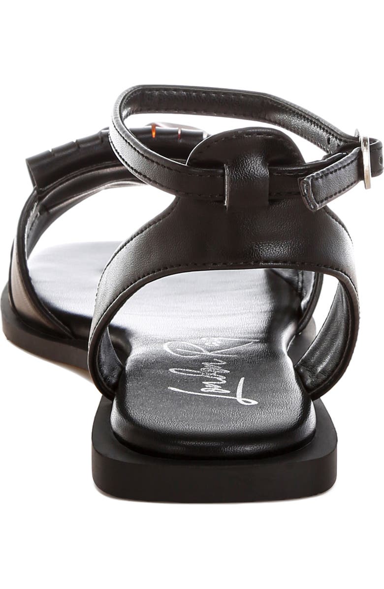 LONDON RAG Morgine Ankle Strap Sandal, Alternate, color, Black