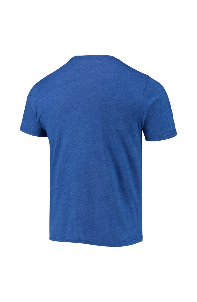 FANATICS Men's Fanatics Branded Heathered Royal Buffalo Bills Field Goal Pocket Tri-Blend T-Shirt, Alternate, color, Heather Royal