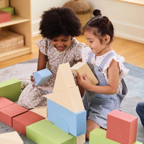 Kaplan Early Learning Company Jumbo Foam Colored Blocks In Multi