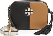 Tory Burch McGraw Colorblock Leather Camera Bag