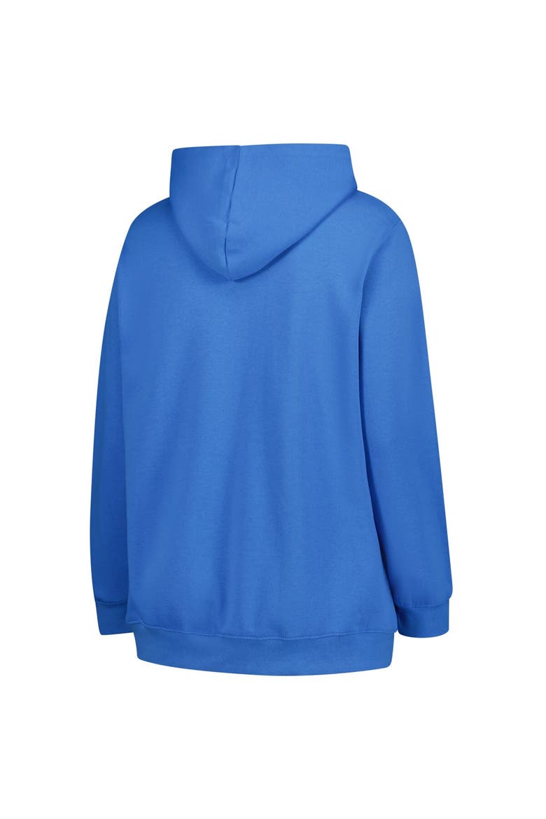 Women's '47 Blue Detroit Lions Plus Size Whirlwind Naomi Hoodie, Alternate, color, Blue