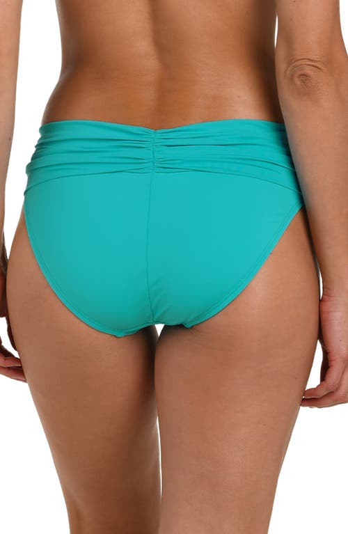 La Blanca Island Goddess Hipster Bikini Bottoms In Green