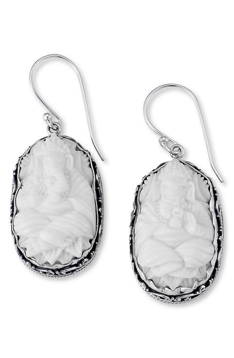 Sterling Silver Elephant Earrings